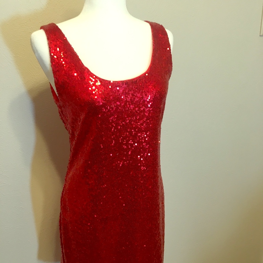 Rue 21 Red Sequined dress